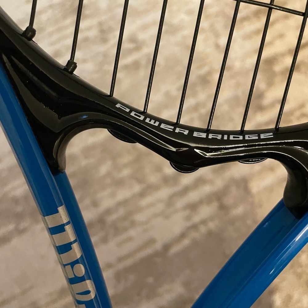 Wilson Blue Tennis Racket - Picture 2 of 4